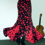 Flamenco Skirt with Godets