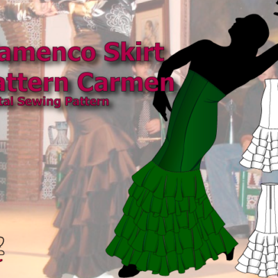 flamenco skirt pattern