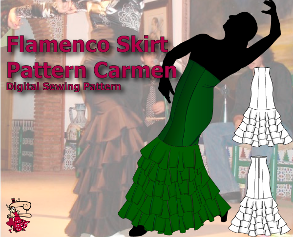 Flamenco Skirt Patterns 32
