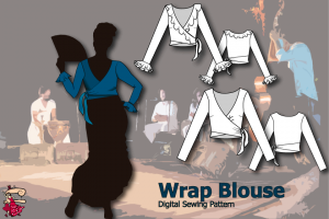 FREE wrap blouse pattern