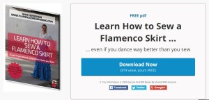 flamenco skirt tutorial