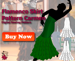 flamenco skirt pattern