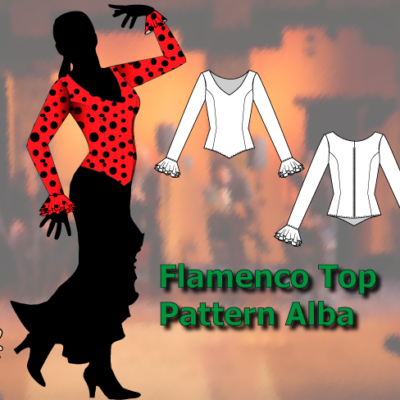 flamenco top pattern alba