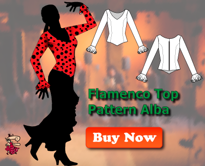 Flamenco Top Pattern Alba