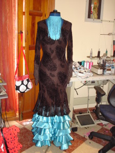vestido de flamenco
